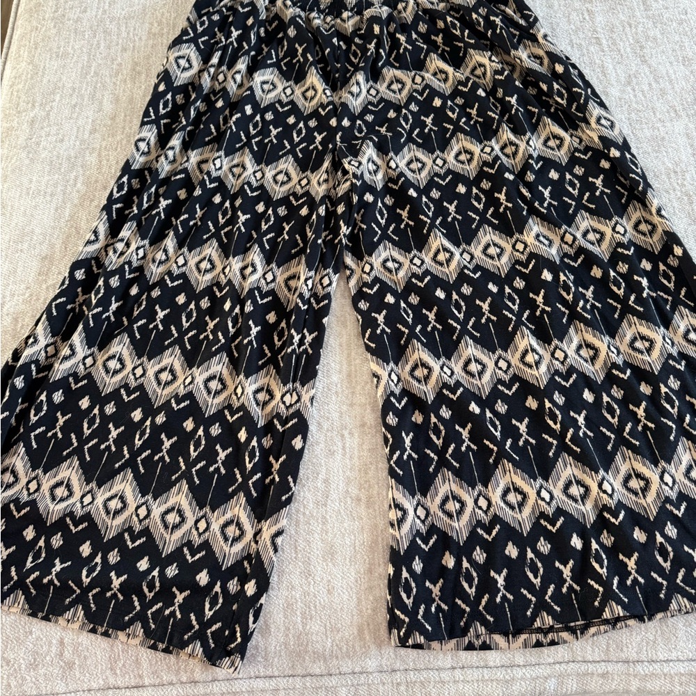 Massini Monochrome Geometric Trousers